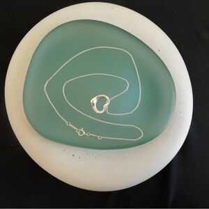 Open Heart Silver Tiffany & Co Neckkace